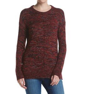 Womens Relativity Side Tie Knit Sweater Rust Wine Size XL  NWT